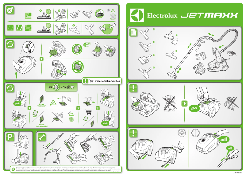 Página 1 del manual Manual de usuario Electrolux JMANIMAL+