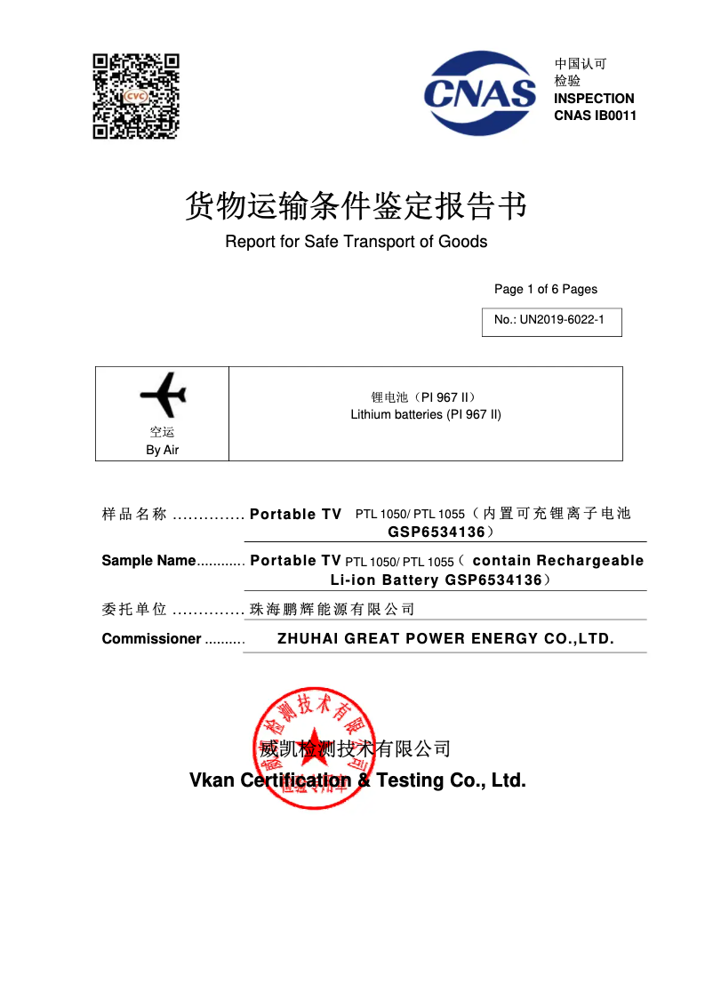 Page 1 of the manual Safety Instructions Xoro PTL 1055
