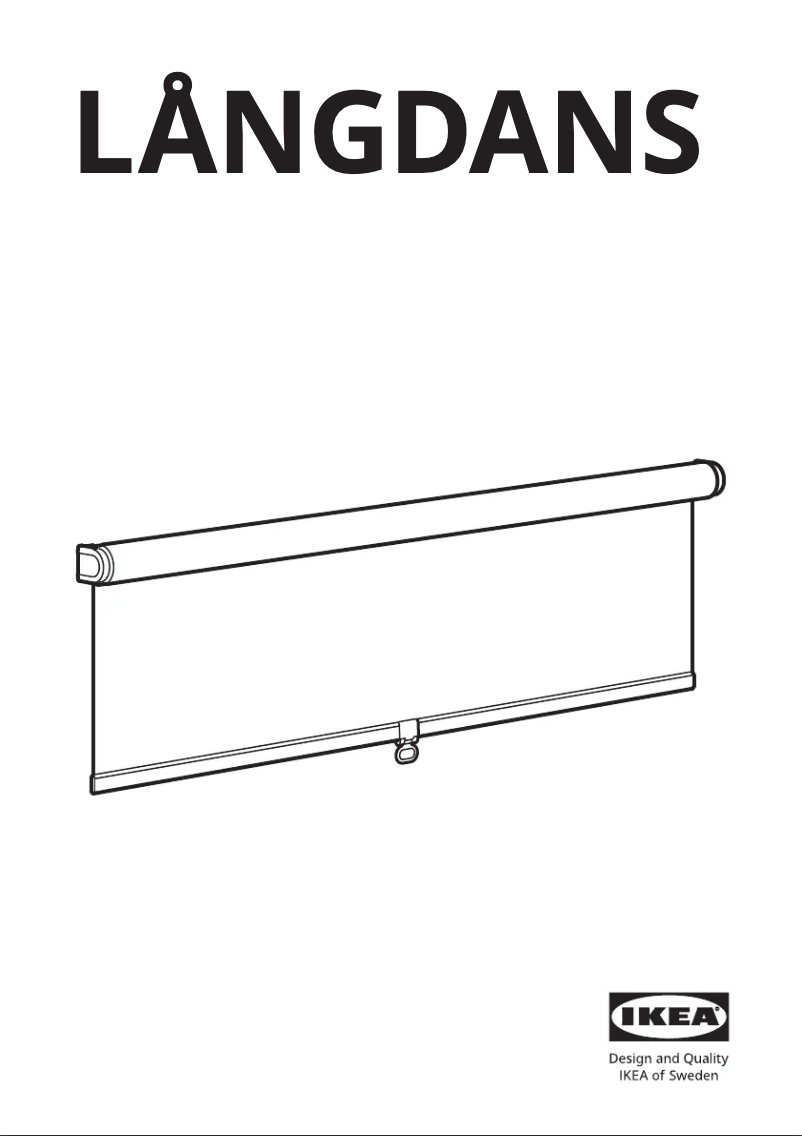 Page 1 de la notice Manuel utilisateur Ikea LÅNGDANS 004.718.30