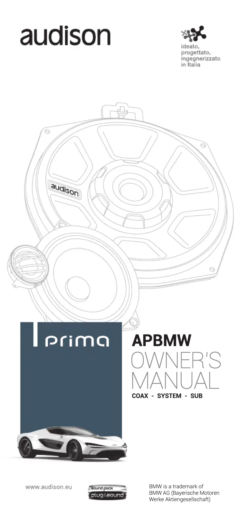 Page 1 de la notice Manuel utilisateur Audison Prima APBMW