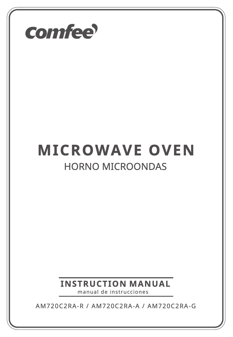 Page 1 de la notice Manuel utilisateur Comfee AM720C2RA-A