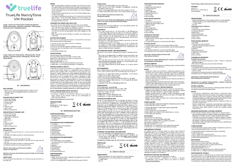 Página 1 del manual Manual de usuario TrueLife NannyTone VM Pocket