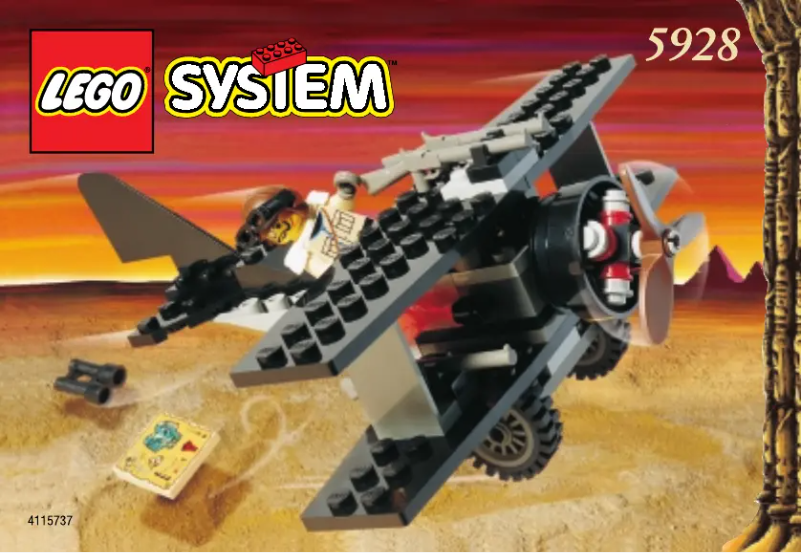 Page 1 de la notice Manuel utilisateur Lego Harry Cane's Biplane