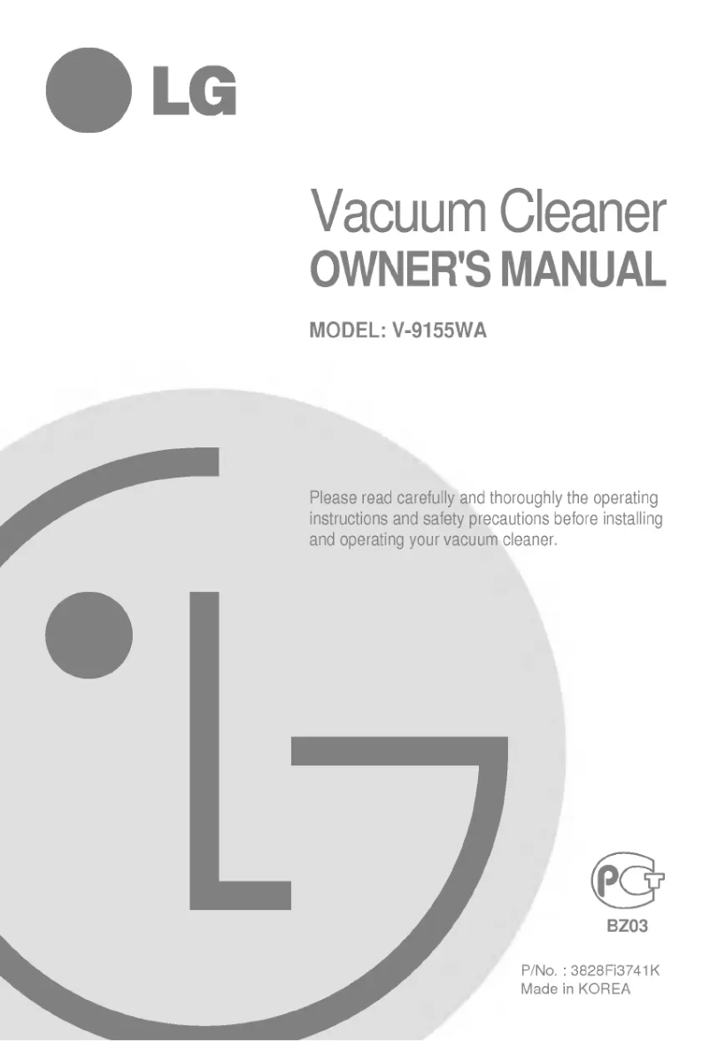 Page 1 de la notice Manuel utilisateur LG V-9155WA