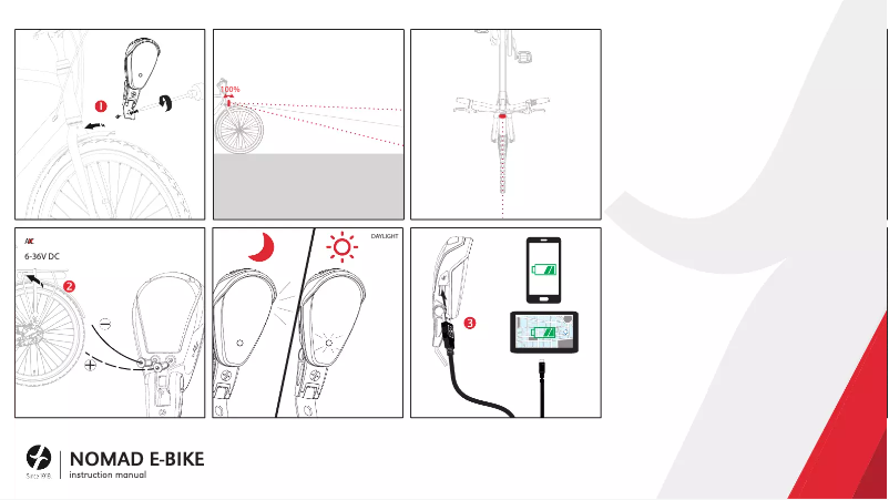 Page 1 de la notice Manuel utilisateur Spanninga Nomad