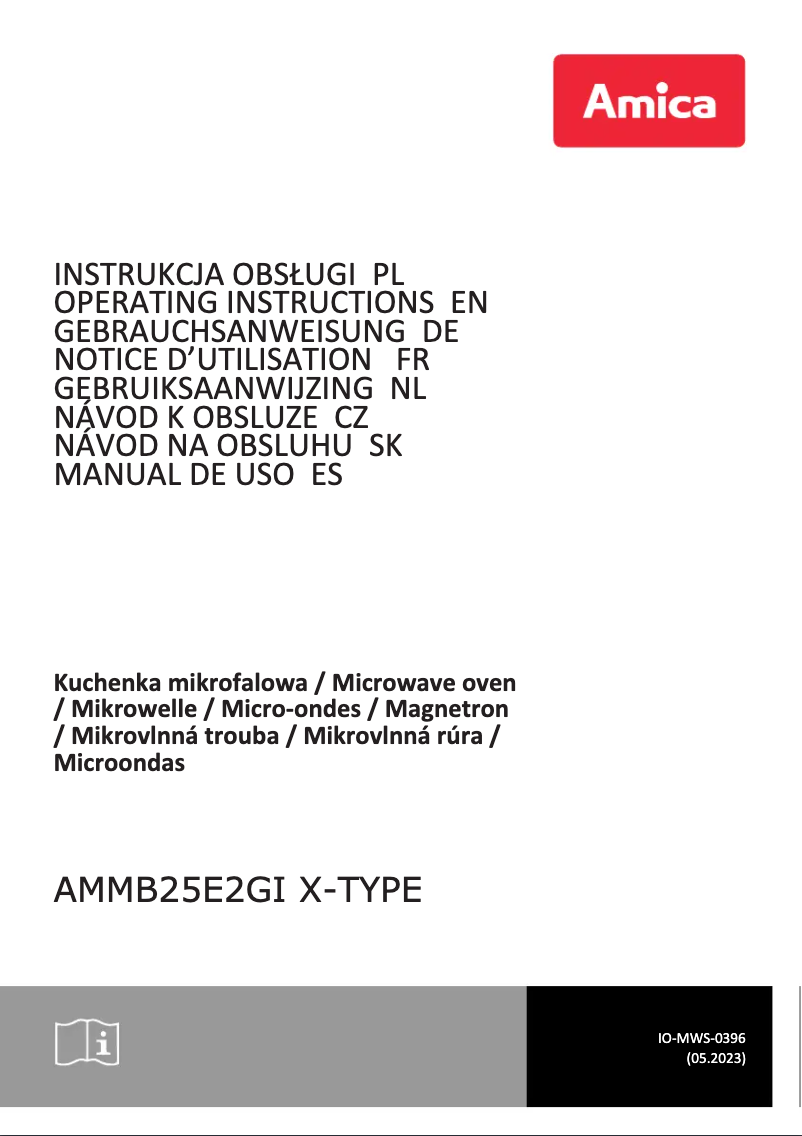 Page 1 de la notice Manuel utilisateur Amica AMMB25E2GI X-Type