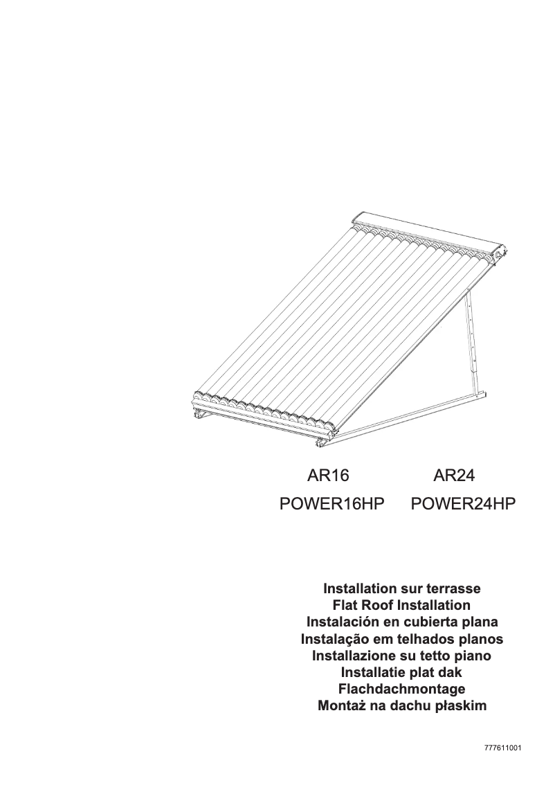 Page 1 de la notice Manuel utilisateur Baxi AR16 AR24