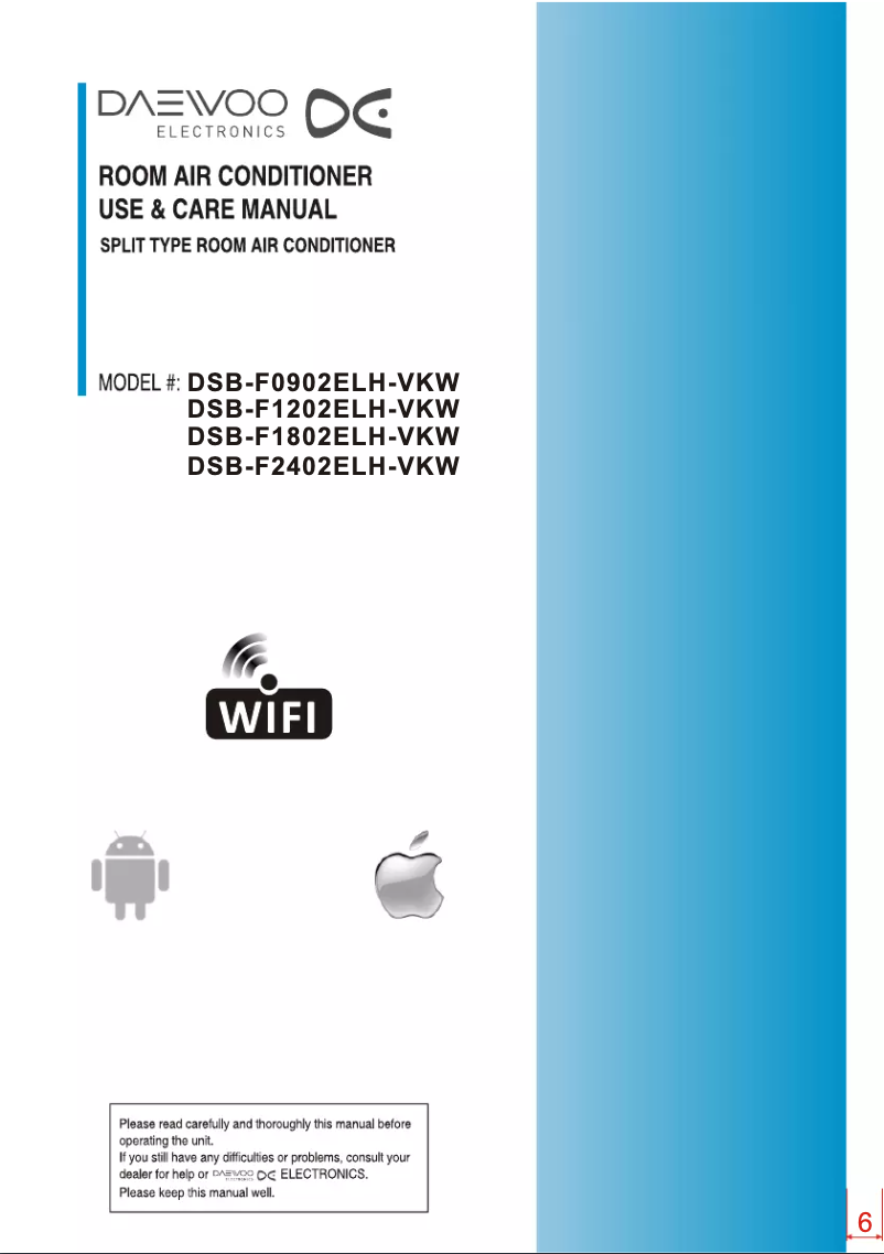 Page 1 de la notice Manuel utilisateur Daewoo DSB-F1202ELH-VKW