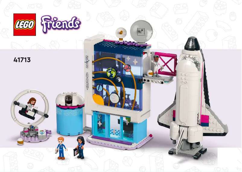 Page 1 de la notice Consignes visuelles Lego Friends 41713