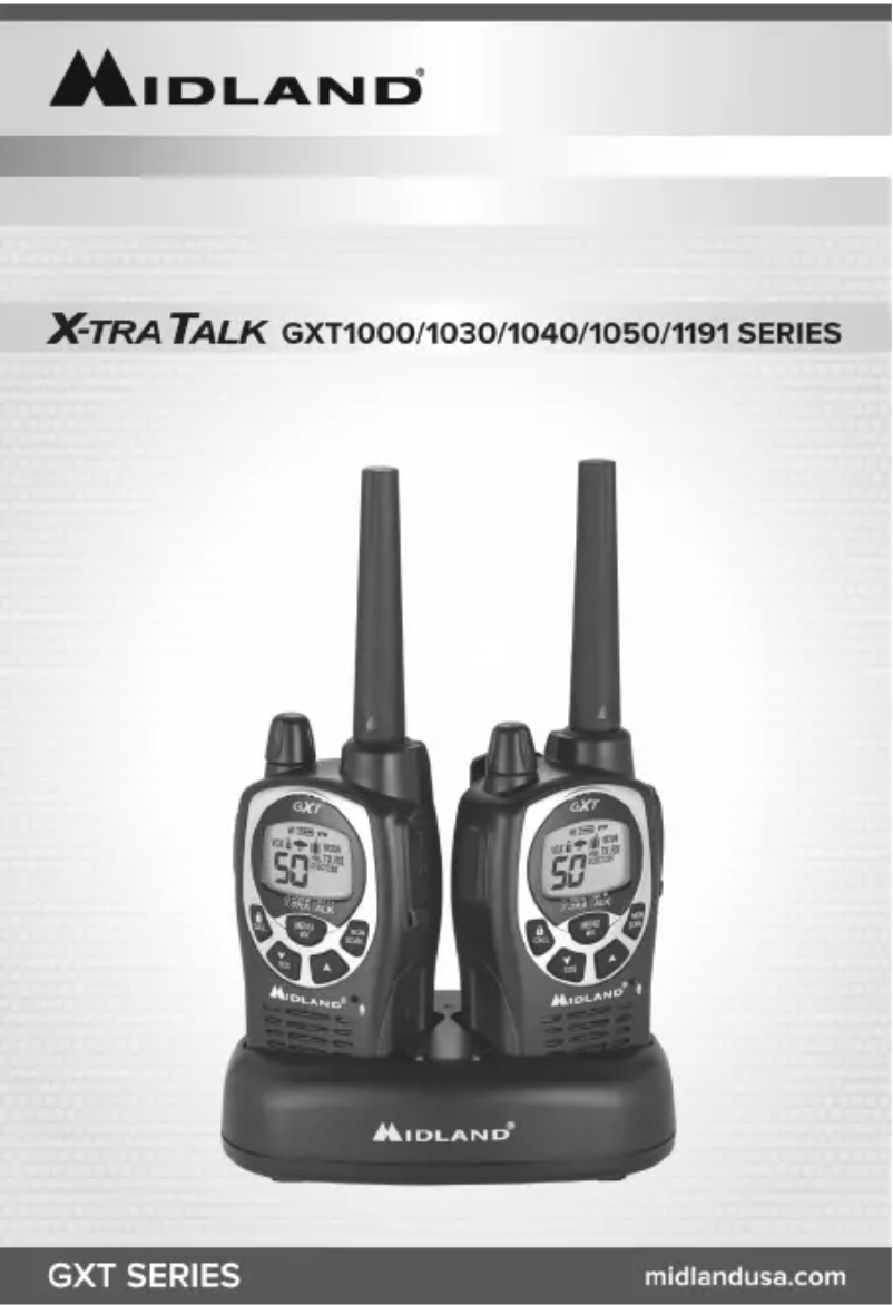Page 1 de la notice Manuel utilisateur Midland GXT1000VP4