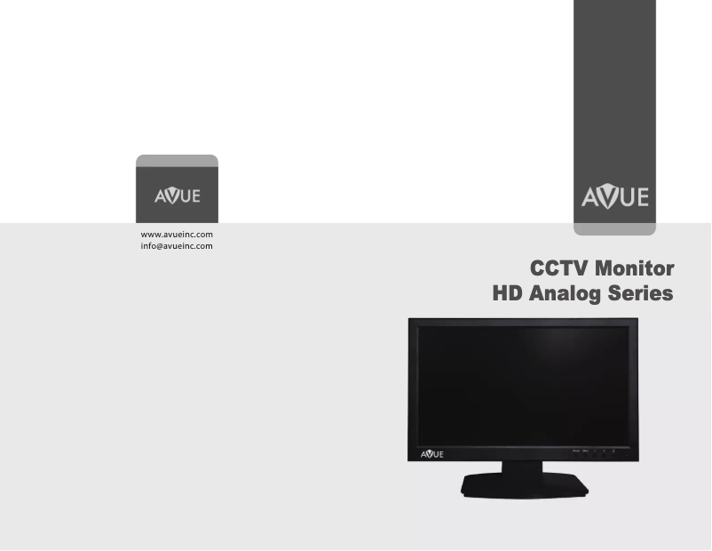 Page 1 de la notice Manuel utilisateur AVUE HD Analog AM195HDA