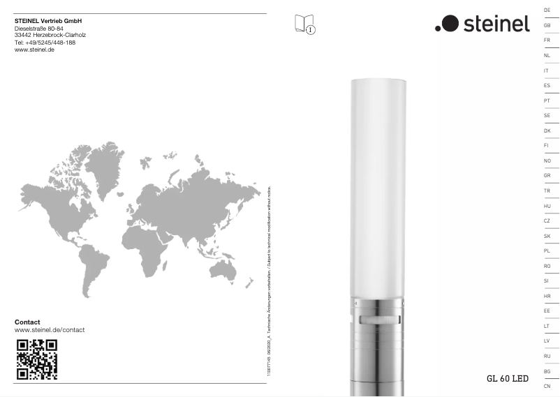 Page 1 of the manual User Manual Steinel Für GL 60 S