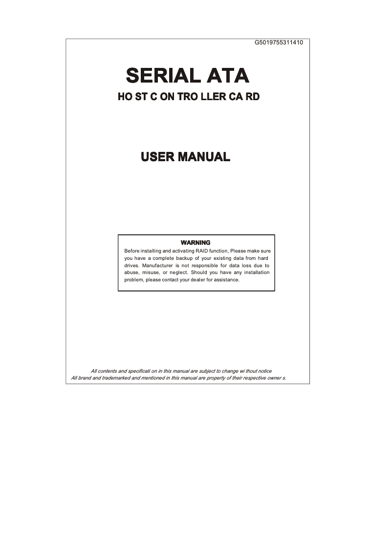 Page 1 de la notice Manuel utilisateur Monoprice 2667