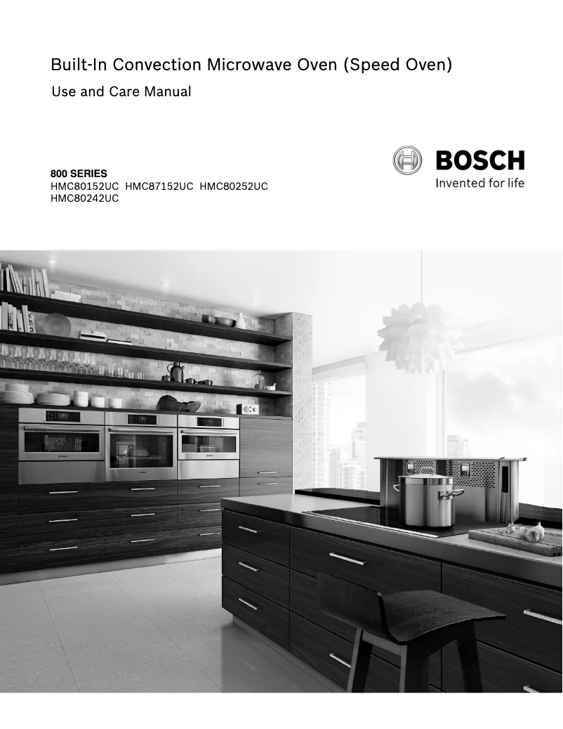 Page 1 de la notice Manuel utilisateur Bosch HMC80252UC