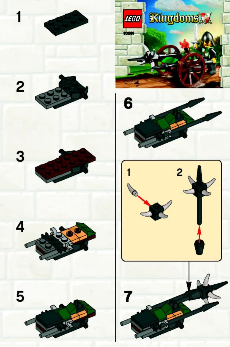 Página 1 del manual Manual de usuario Lego Attack wagon