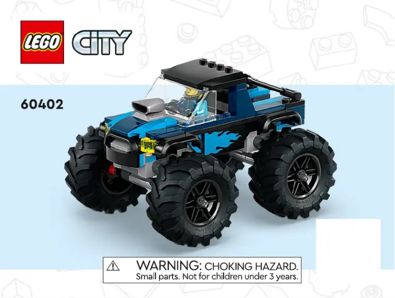 Page 1 de la notice Manuel utilisateur Lego City 60402