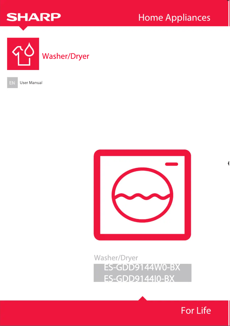 Página 1 del manual Manual de usuario Sharp ES-GDD9144I0