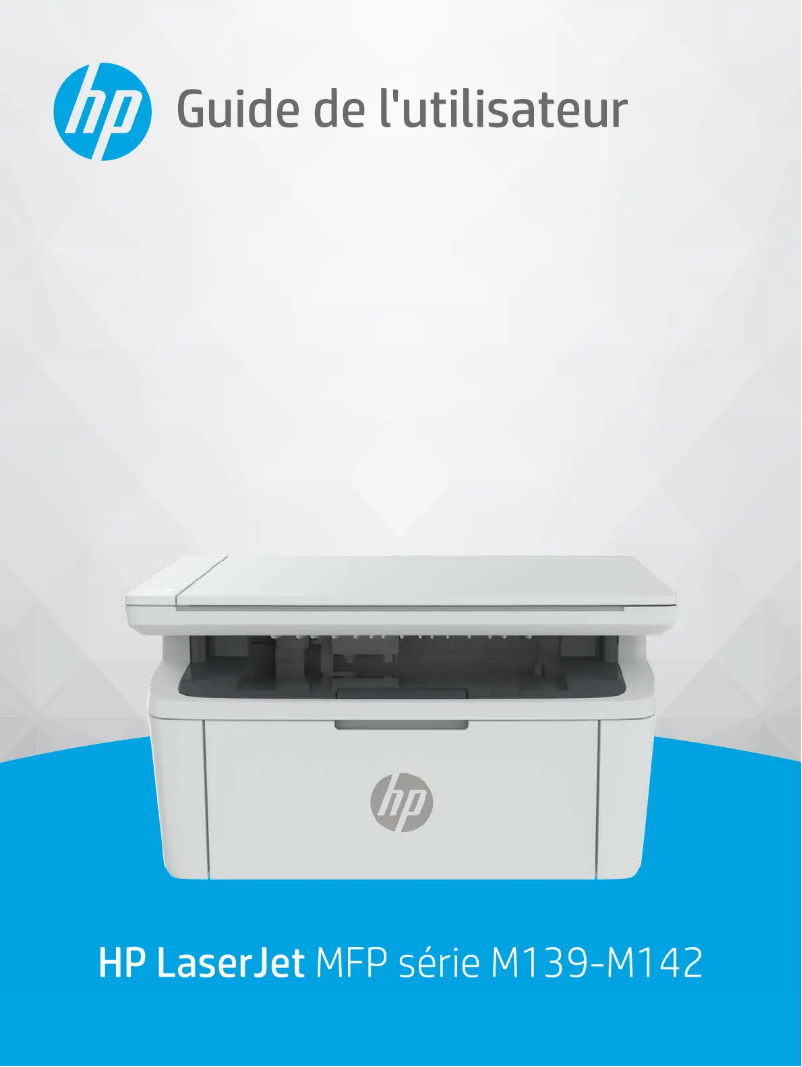 Page 1 de la notice Manuel utilisateur HP LaserJet MFP M140w