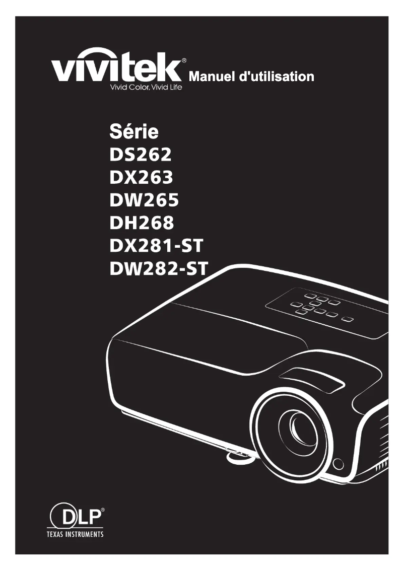 Página 1 del manual Manual de usuario Vivitek DW282-ST