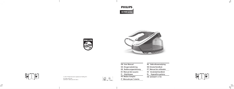 Page 1 of the manual User Manual Philips PerfectCare Compact Plus GC7920