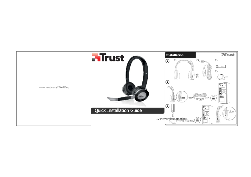 Page 1 de la notice Manuel utilisateur Trust FreeWave Pro