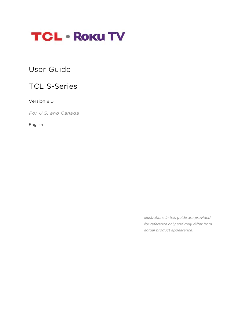 Page 1 de la notice Manuel utilisateur TCL 49S305