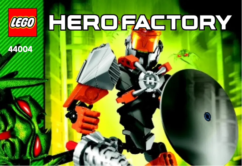 Page 1 de la notice Manuel utilisateur Lego Hero Factory 44004