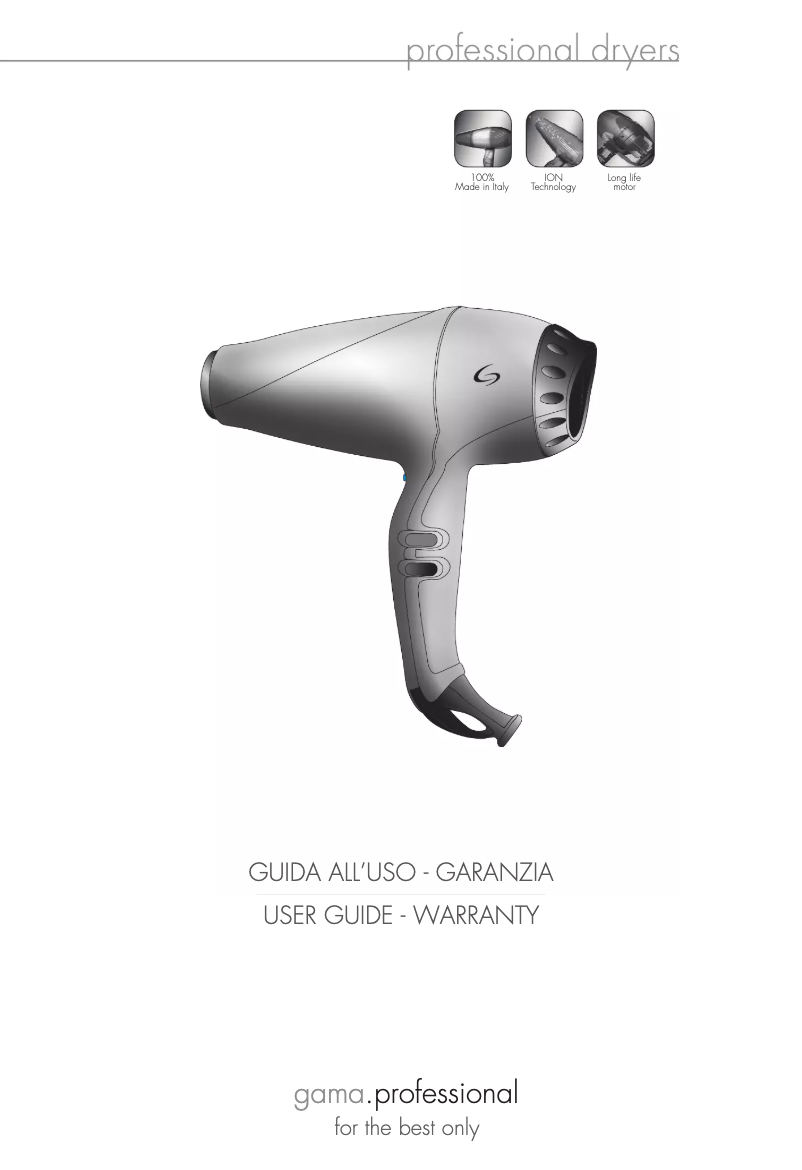 Page 1 de la notice Manuel utilisateur GA.MA Compact Ion