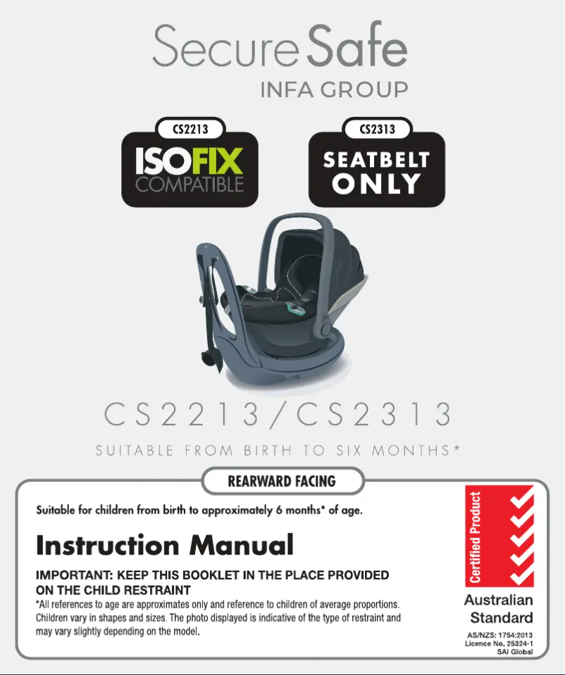 Página 1 del manual Manual de usuario SecureSafe Embrace