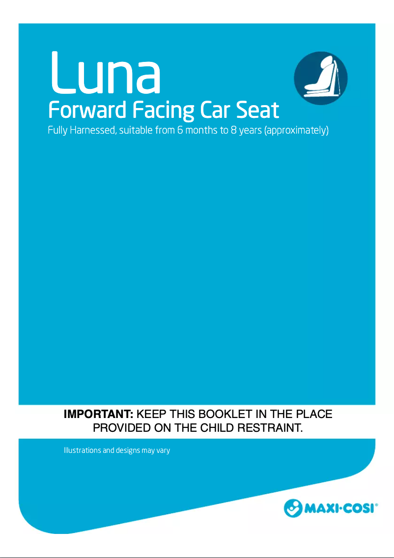 Page 1 de la notice Manuel utilisateur Maxi-Cosi Luna