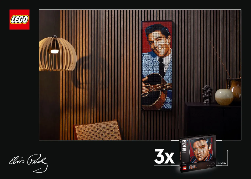 Page 1 de la notice Manuel utilisateur Lego Art 31204