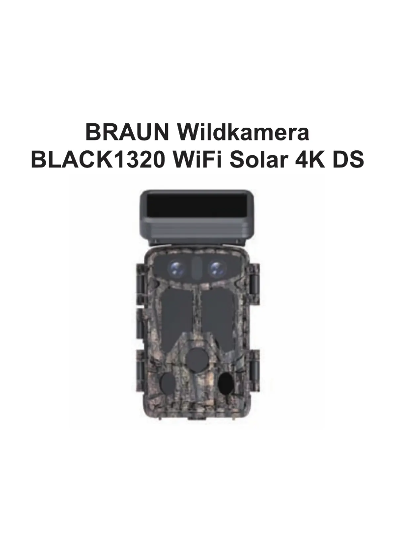 Page 1 de la notice Manuel utilisateur Braun Black 1320 Wi-Fi