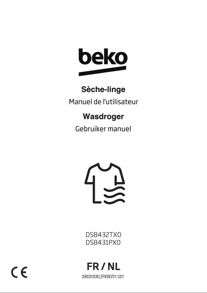 Page 1 de la notice Manuel utilisateur Beko DS8432TX0