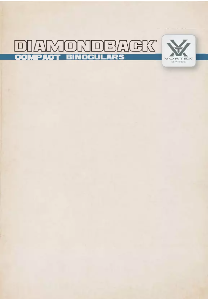 Page 1 de la notice Manuel utilisateur Vortex Diamondback 10x28