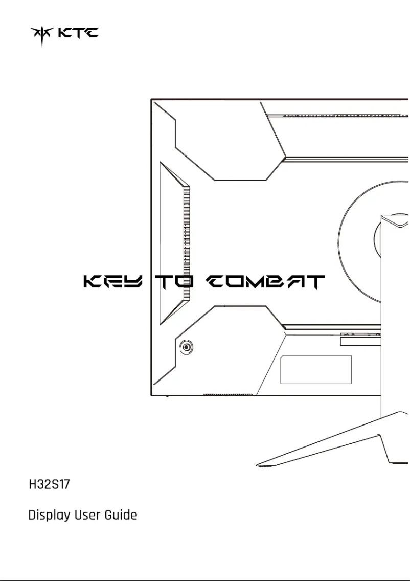 Page 1 de la notice Manuel utilisateur KTC H32S17