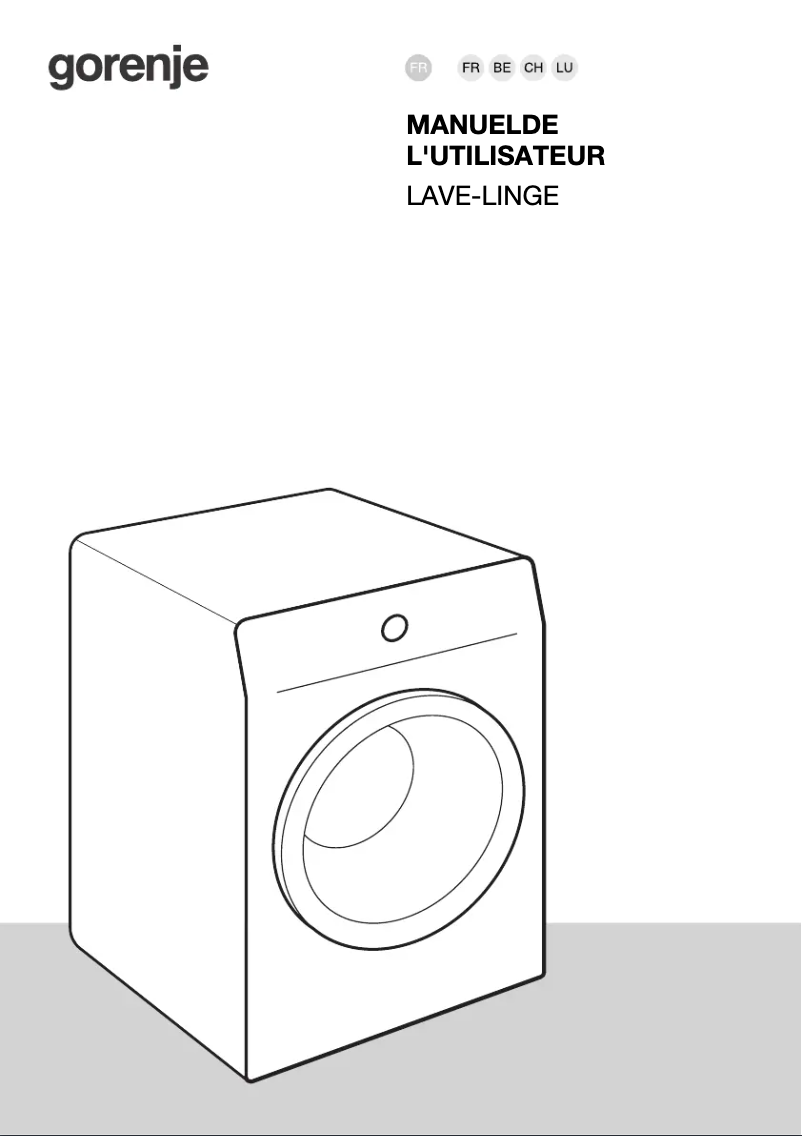 Página 1 del manual Manual de usuario Gorenje WPNEI14A2SWIFI