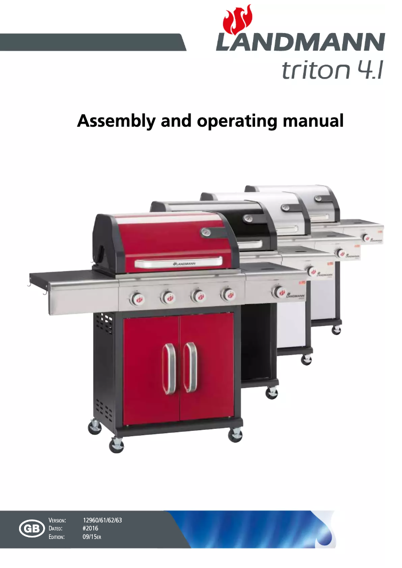 Page 1 de la notice Manuel utilisateur Landmann Triton 4.1 12963