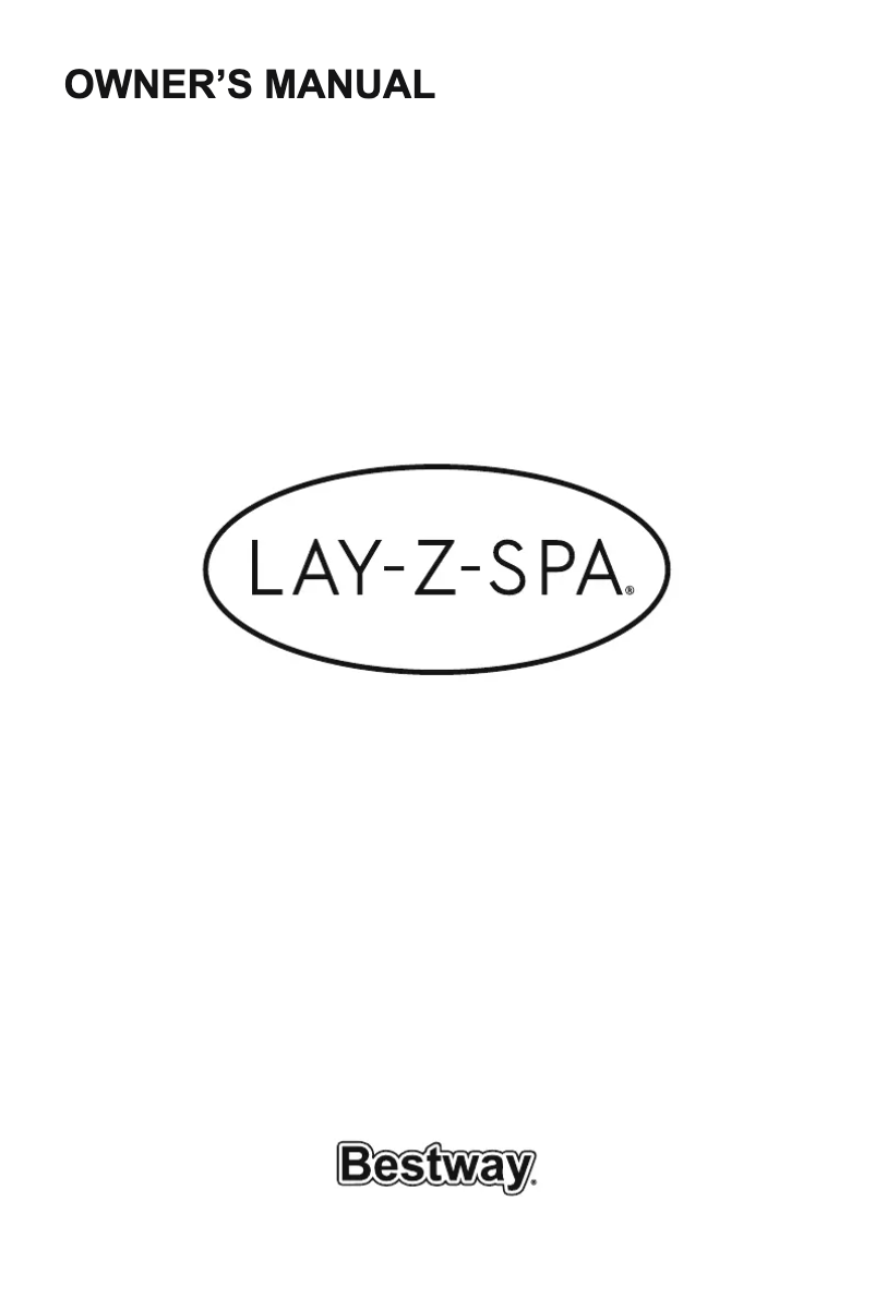 Page 1 of the manual User Manual Bestway Lay-Z Spa Singapore Plus BW60045GB