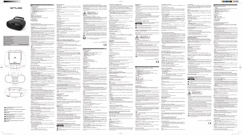 Página 1 del manual Manual de usuario Muse MD-208 DB