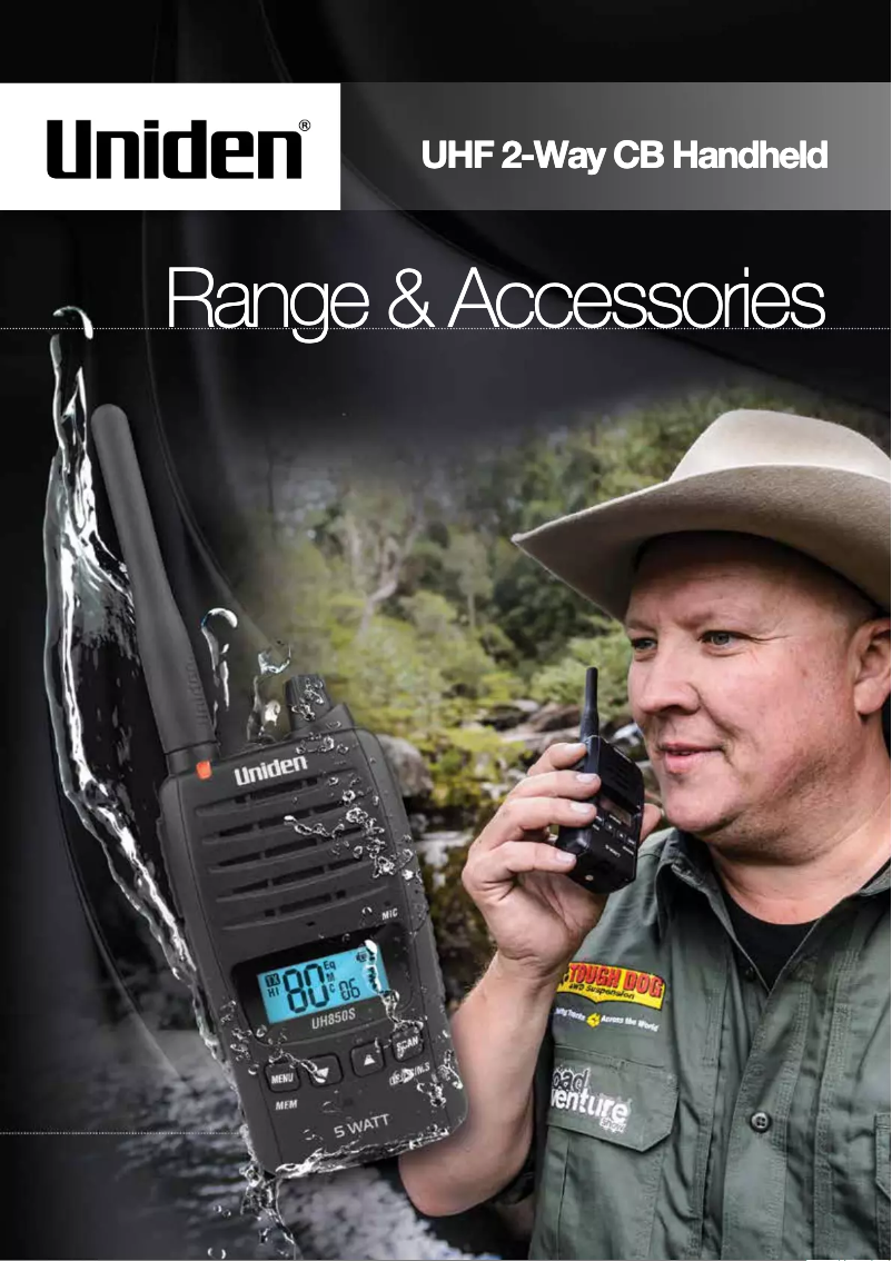 Page 1 de la notice Brochure Uniden UH810S-2