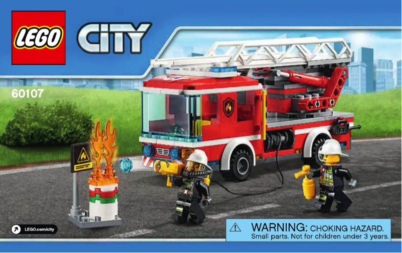 Page 1 de la notice Manuel utilisateur Lego City 60107