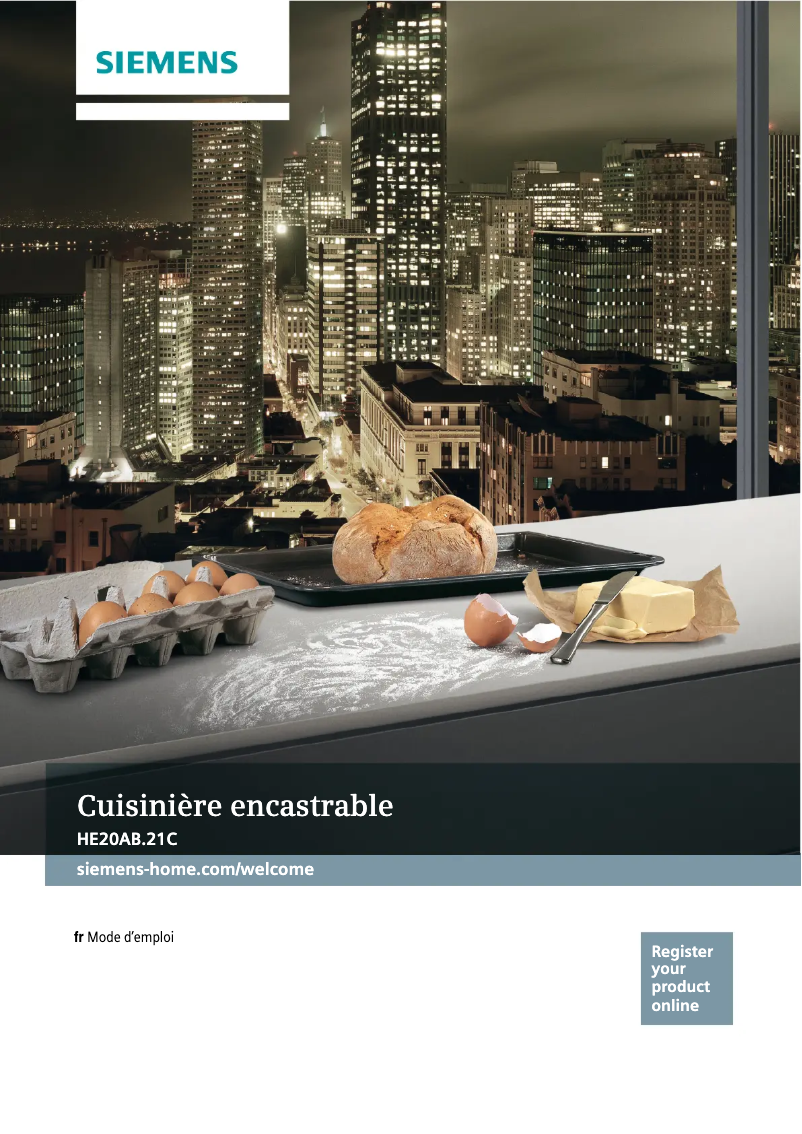 Page 1 de la notice Manuel utilisateur Siemens HE20AB421C