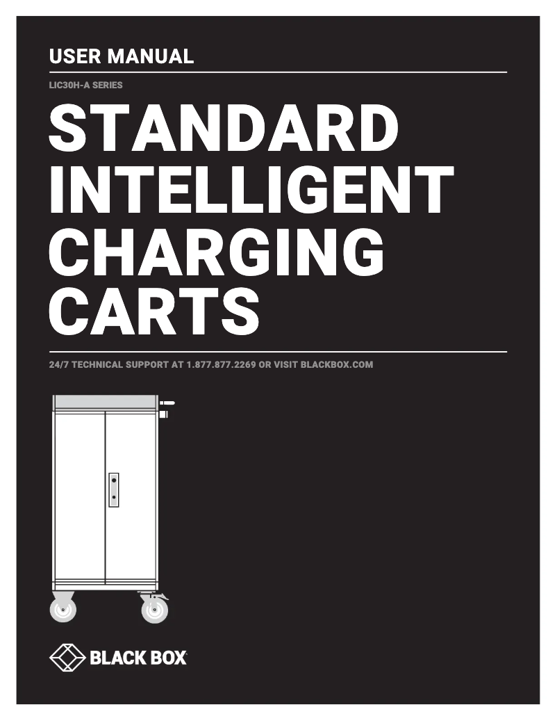 Page 1 de la notice Manuel utilisateur Black Box LIC30H-A