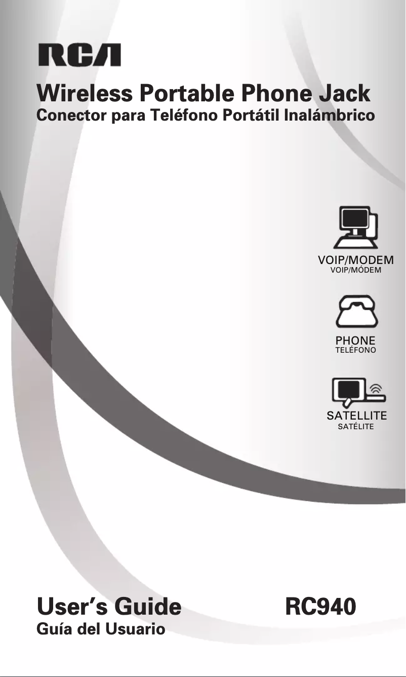 Page 1 de la notice Manuel utilisateur RCA RC940