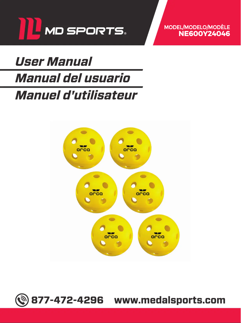 Page 1 de la notice Manuel utilisateur ORCA NE600Y24046