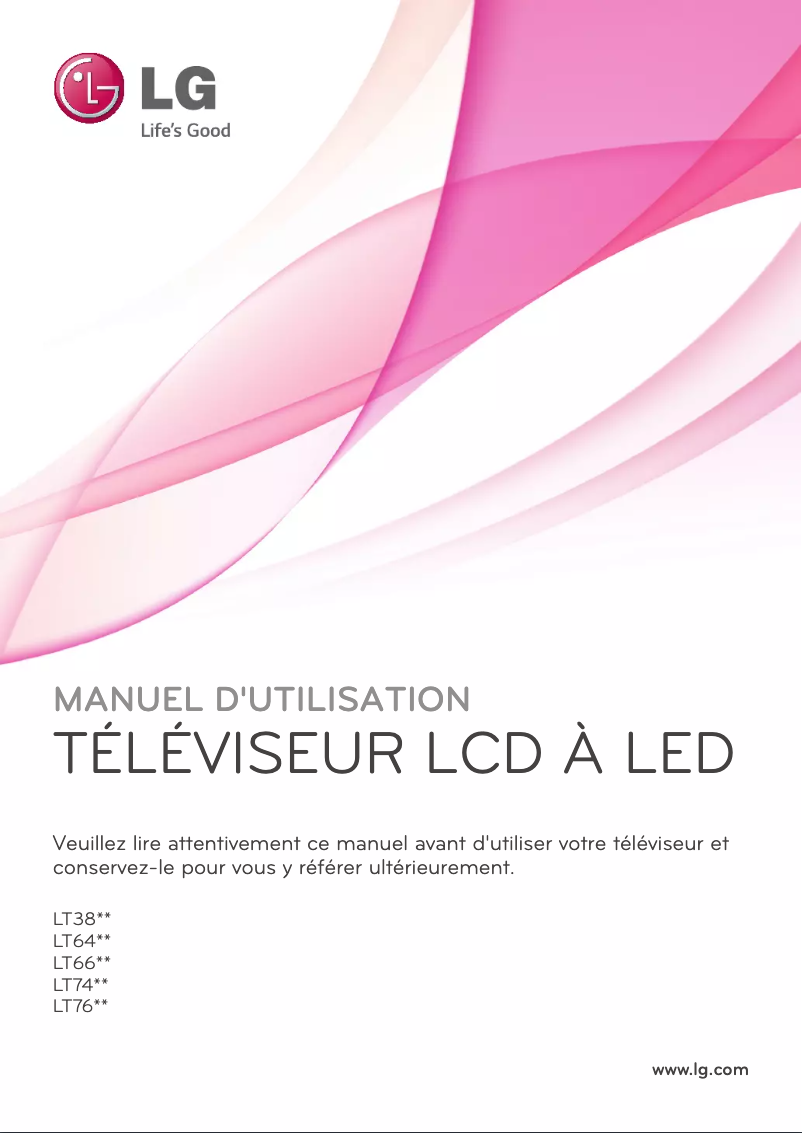 Page 1 de la notice Manuel utilisateur LG 47LT760H