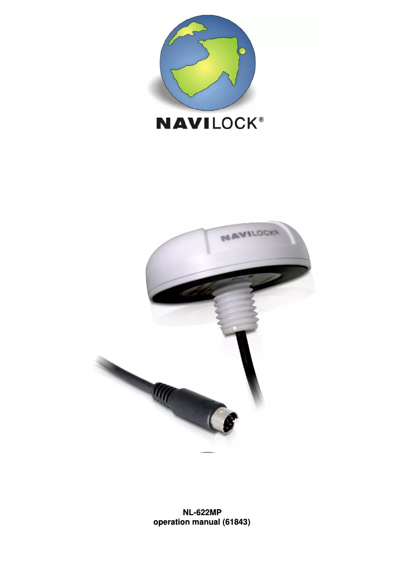 Page 1 de la notice Manuel utilisateur Navilock NL-622MP