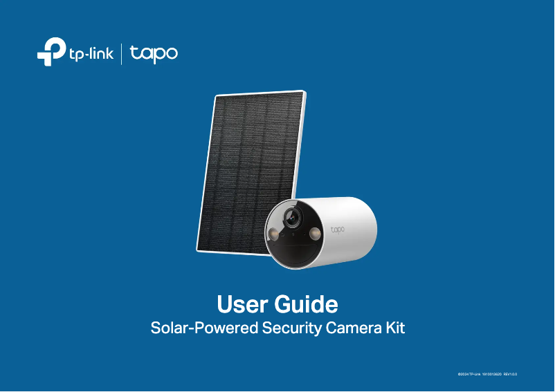 Page 1 de la notice Manuel utilisateur TP-Link Tapo C402