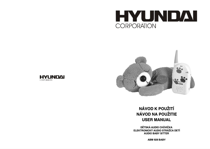 Page 1 de la notice Manuel utilisateur Hyundai ABM 928