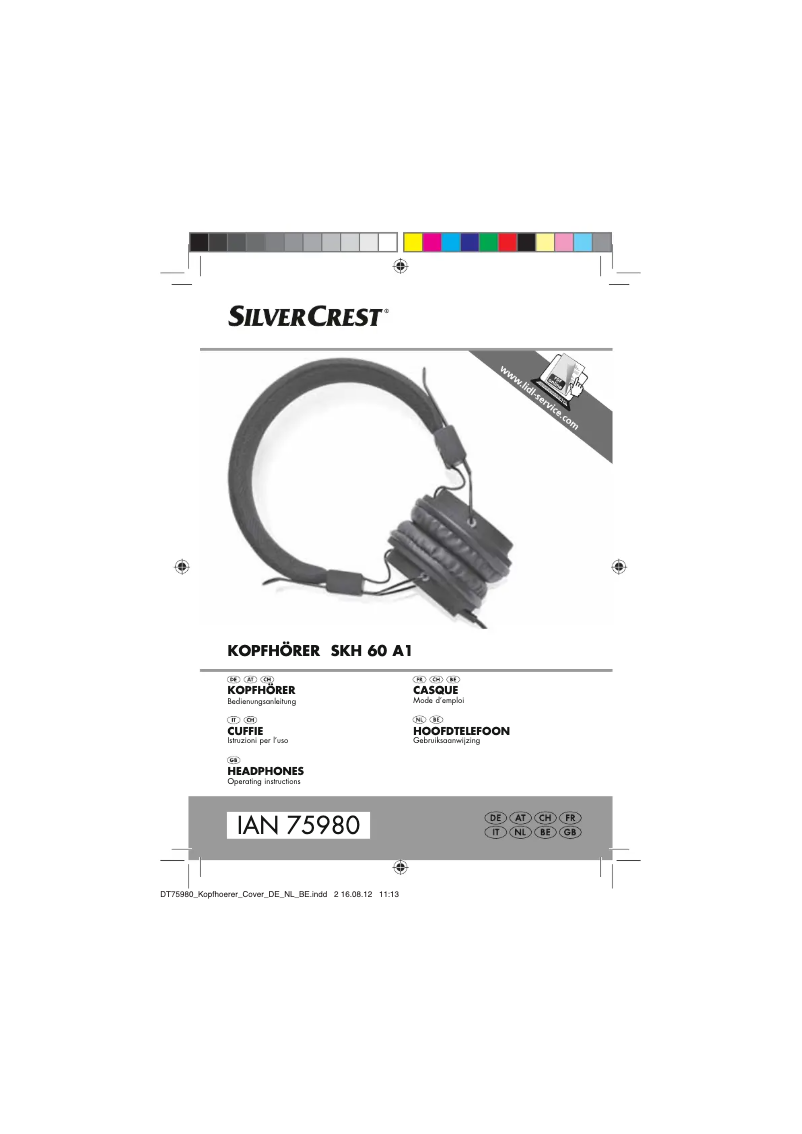 Página 1 del manual Manual de usuario SilverCrest SKH 60 A1